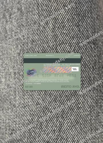 Andorra Credit Andorra bank master card photolook back